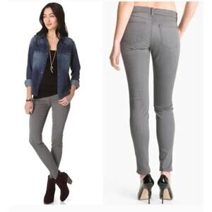 J Brand Gray Gotham Super Skinny Jeans 28